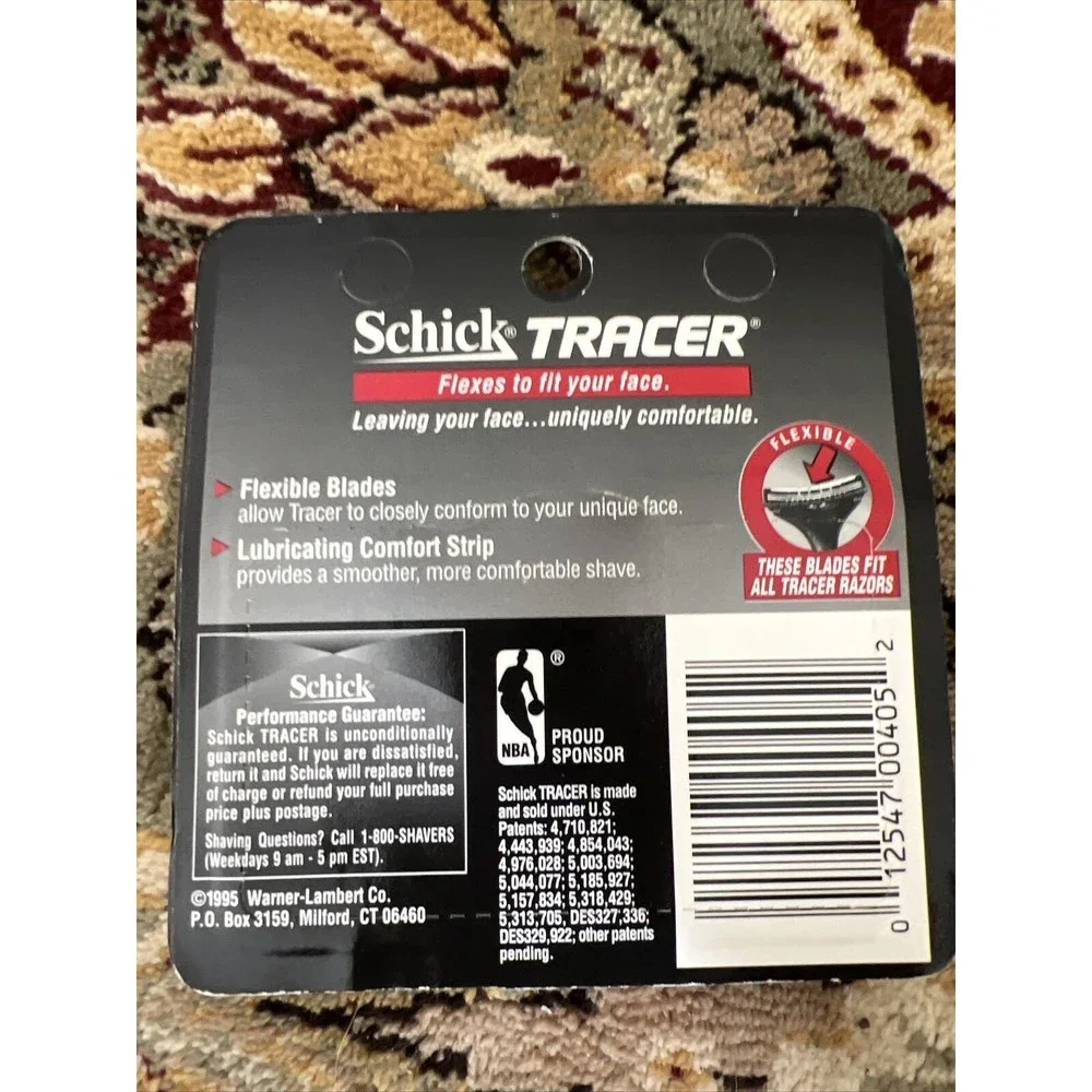 Schick Tracer Flexible. Lot of 5 Refill‎ Blades.Fits all Tracer Razors